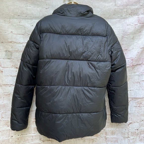 OLD Navy Black Jacket Women's Size Large Puffer Jacket Full Zip Coat Quilted - Picture 2 of 9